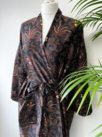 Black Kimono Robe | Silk Kimono Robe | Wear the World